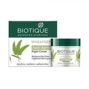 Biotique Wheat Germ Anti Ageing Night Cream, 50gm