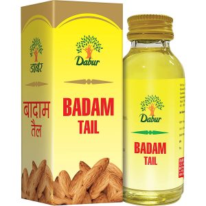 Dabur Badam Tail, Sweet Almond Oil for Healthy Skin, Hair and Body, 100ml