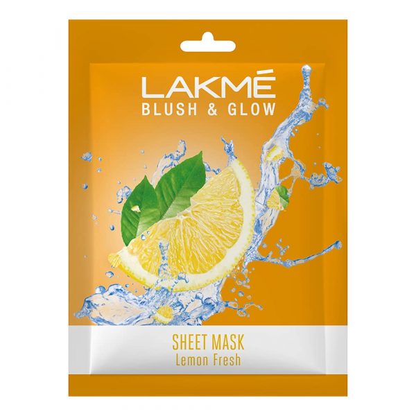 Lakmé Blush & Glow Lemon Sheet Mask, 25ml