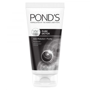 Pond's Pure Detox Anti-Pollution Purity Face Wash With Activated Charcoal, 150 g