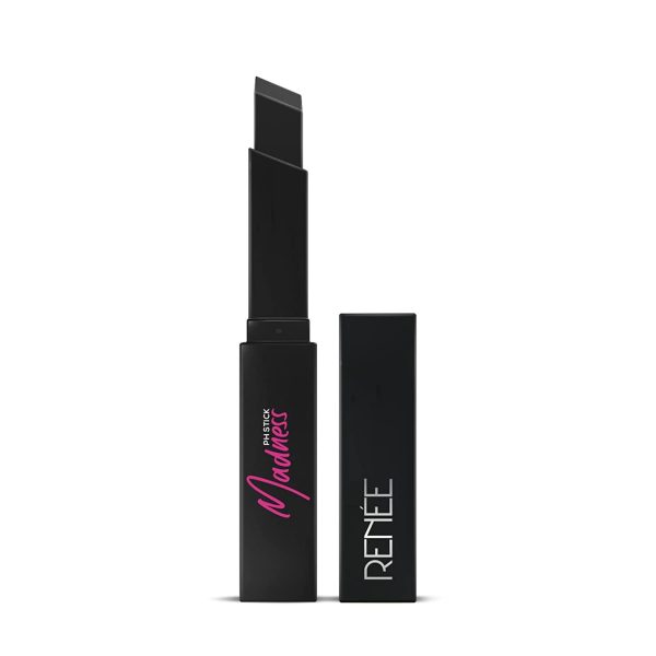 RENEE Madness PH Stick, Black Lipstick That Delivers Pink Hue, 3gm