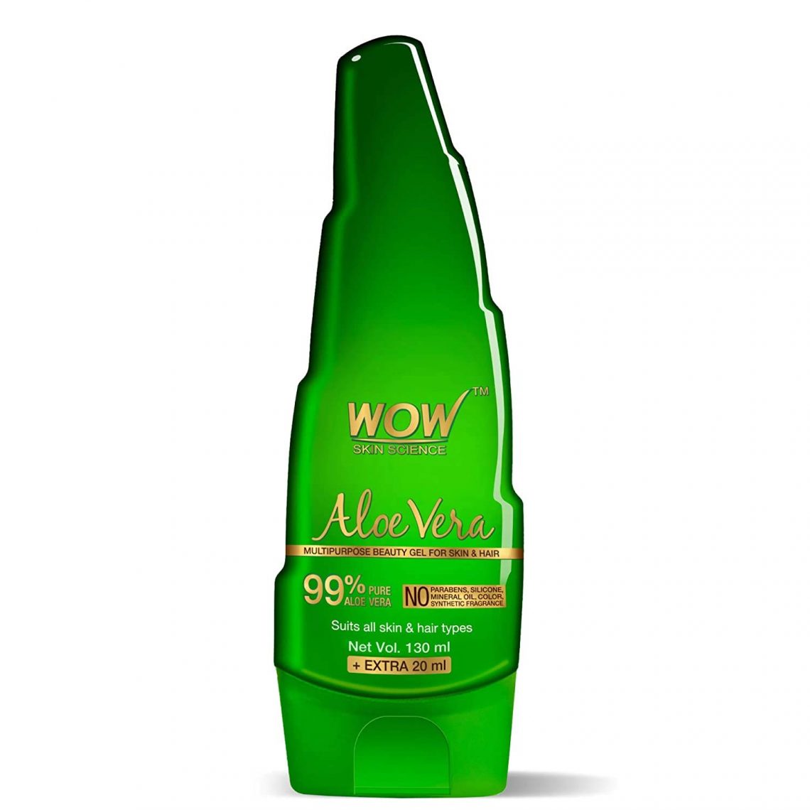 Buy WOW Skin Science Aloe Vera Gel, 130ml + 20ml at Best Price in India