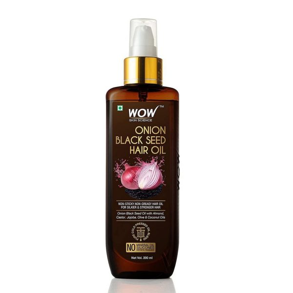 WOW Skin Science Onion Hair Oil for Hair Growth, 200ml