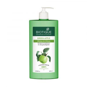 Biotique Green Apple Shine & Gloss Shampoo, 650ml