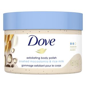 Dove Exfoliating Body Polish | Body Scrub, 298gm