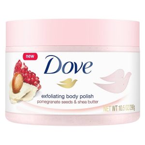 Dove Exfoliating Pomegranate and Shea Polish Body Scrub, 298gm