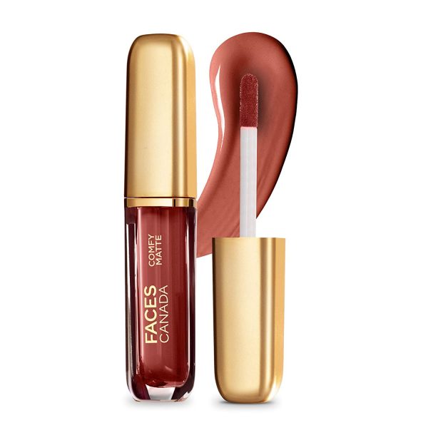 Faces Canada Comfy Matte Lip Color | 10Hr Long Stay | For The Win 08, 3ml