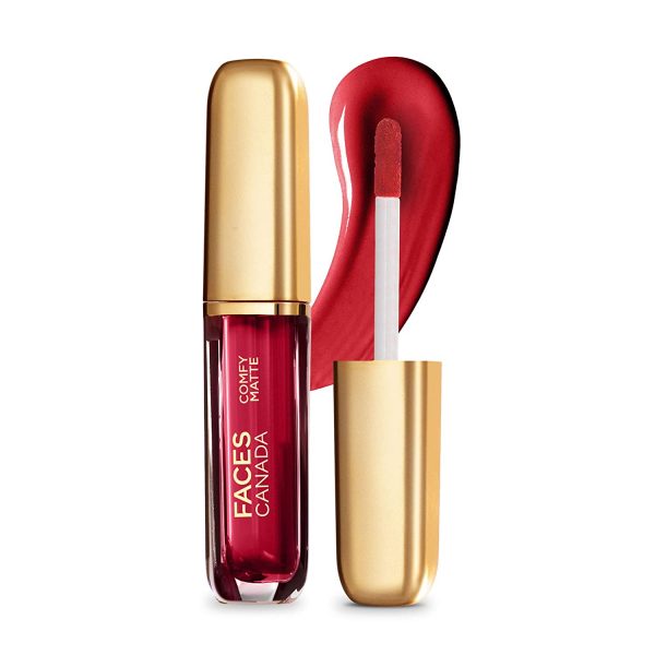 Faces Canada Comfy Matte Lip Color | 10Hr Long Stay | On My Way 01, 3ml