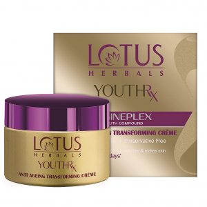 Lotus Herbals Youth Rx Anti-Aging Transforming Crème, 50gm