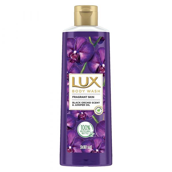 Lux Shower Gel, Black Orchid Fragrance & Juniper Oil Bodywash, 245ml