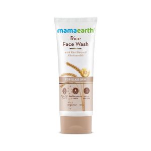 Mamaearth Rice Face Wash With Rice Water & Niacinamide for Glass Skin, 100ml