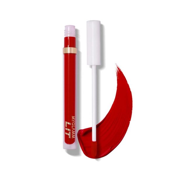 MyGlamm LIT Liquid Matte Lipstick-Cu46 (Red), 3ml