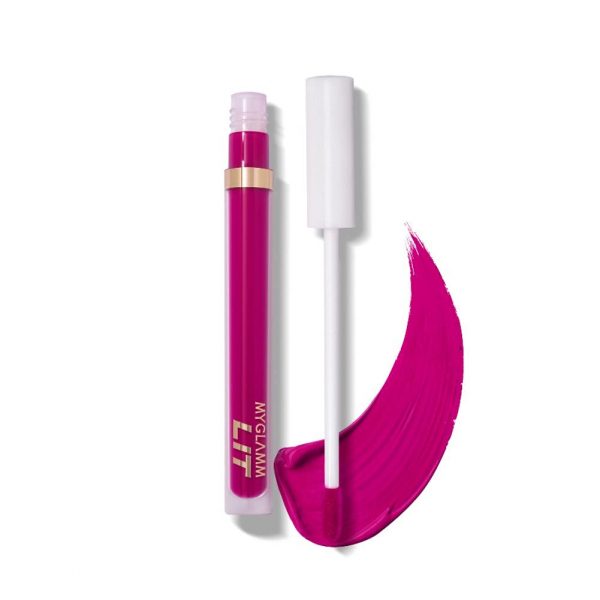 MyGlamm LIT Liquid Matte Lipstick-Cuffing (Purple), 3ml