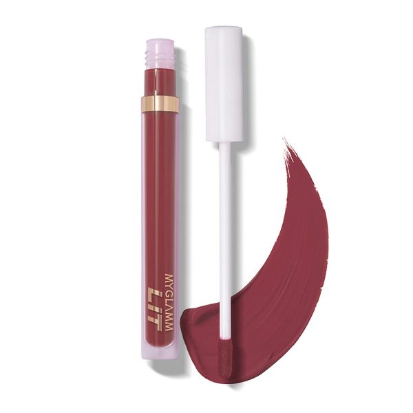 MyGlamm LIT Liquid Matte Lipstick-Daterview (Plum), 3ml