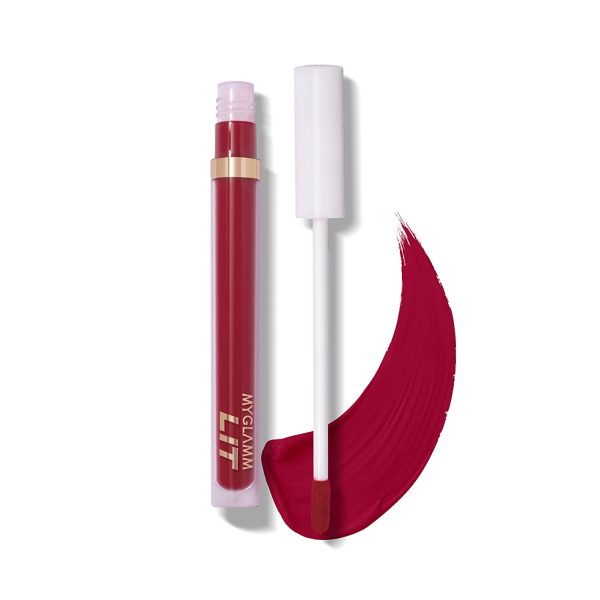 MyGlamm LIT Liquid Matte Lipstick-Dm Slide (Red), 3ml