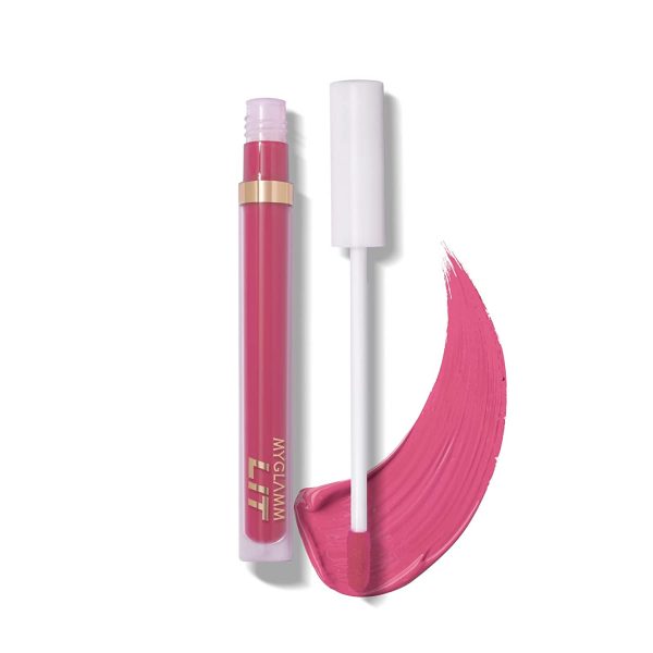 MyGlamm LIT Liquid Matte Lipstick-Dtr (Pink), 3ml