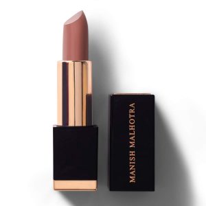 Myglamm Manish Malhotra Beauty Hi-Shine Lipstick-Barely Nude (Pink), 4gm