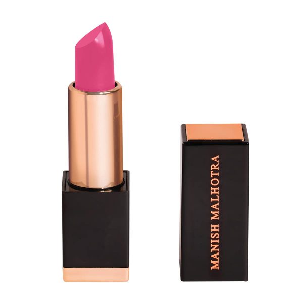 Myglamm Manish Malhotra Beauty Hi-Shine Lipstick-Fuchsia Fantasy (Pink), 4gm