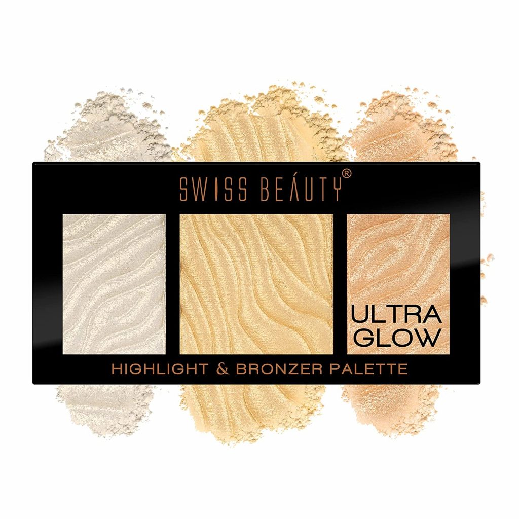 Buy Swiss Beauty Ultraglow Highlighter & Bronzer Palette, Shade 01, 12gm