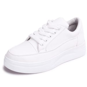 Vendoz Women White Stylish Casual Sneakers