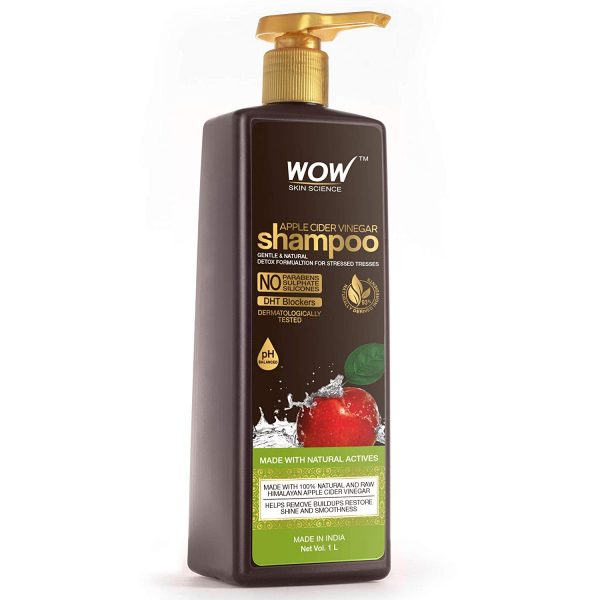 WOW Skin Science Apple Cider Vinegar Shampoo, 1L