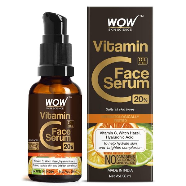 WOW Skin Science Vitamin C Serum for Skin Whitening, 30ml