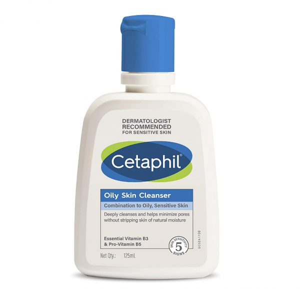 Cetaphil Oily Skin Cleanser, Daily Face Wash for Oily & Acne Prone Skin, 125ml