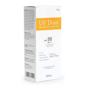 Brinton Healthcare UvDoux Face & Body Sunscreen gel with SPF 50 PA+++, 50gm