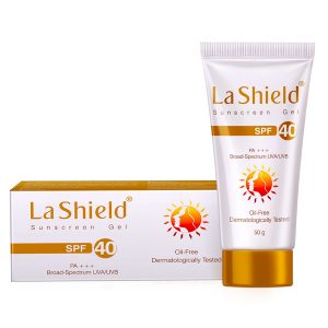 La Shield SPF 40 & PA+++ Mineral Based Sunscreen Gel, 50gm