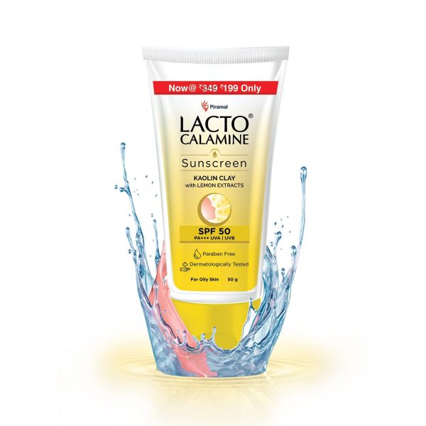 Lacto Calamine Sunshield Matte Look Sunscreen SPF50 PA+++, 50gm